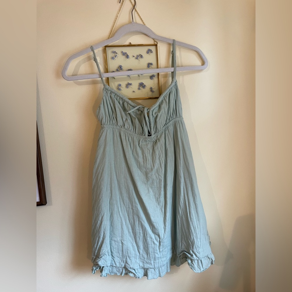 Green princess Polly mini dress “Empress of Love”